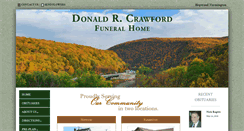 Desktop Screenshot of donaldrcrawfordfuneralhome.com